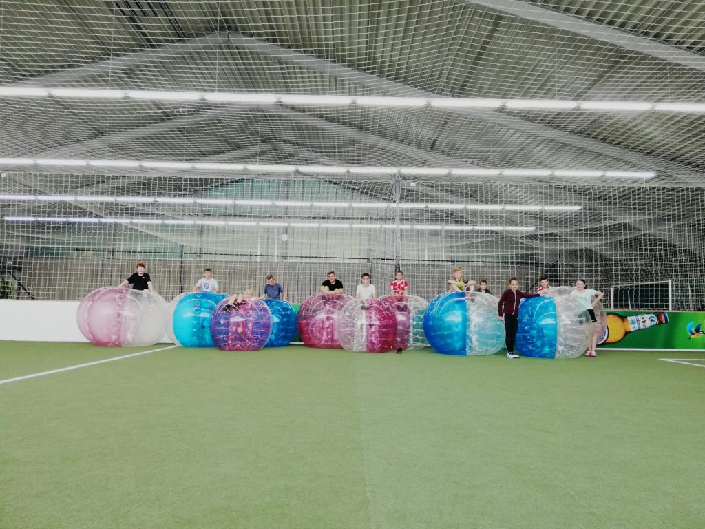 Bubble-Soccer im Sportpark Linden